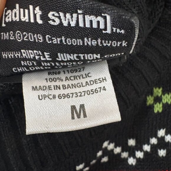 Rick and Morty Pickle Rick Ugly Christmas Sweater Men’s M Boom! Pickle - Picture 8 of 8